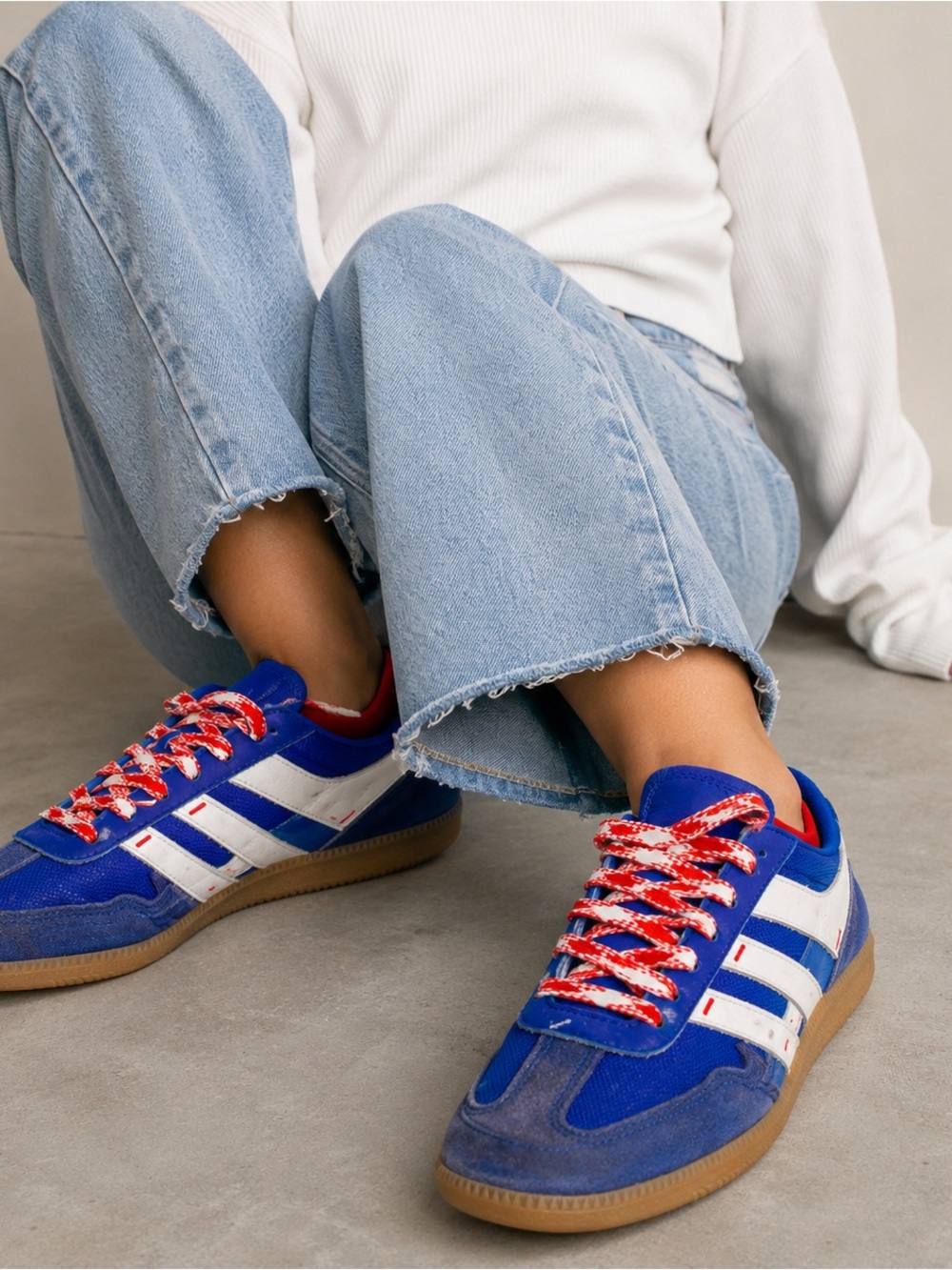 Adidas wales Bonner samba - Red and White Sneakers Retro Style